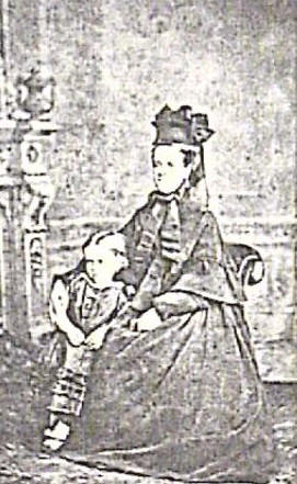 Eliza Fuller (nee Bradley) with daughter Janet about 1875