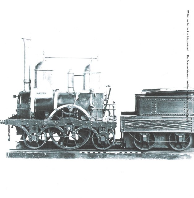 Model 2-2-2 passenger loco built by Clarke's Strand, London about 1840.